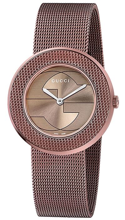 gucci ladies u play mesh watch